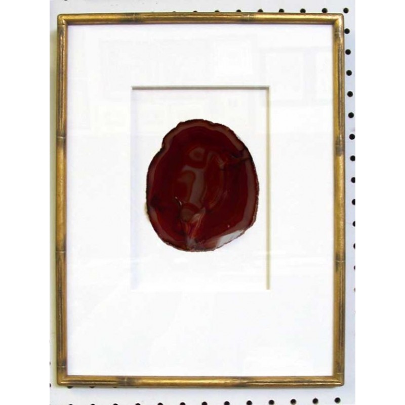 Red Agates Framed Art F1
