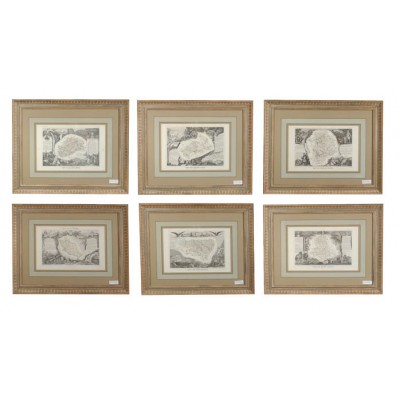 Maps Framed Art Collection 1